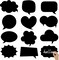 24 Pc Large Black Chalkboard Photo Booth Props – DIY Wedding & Birthday